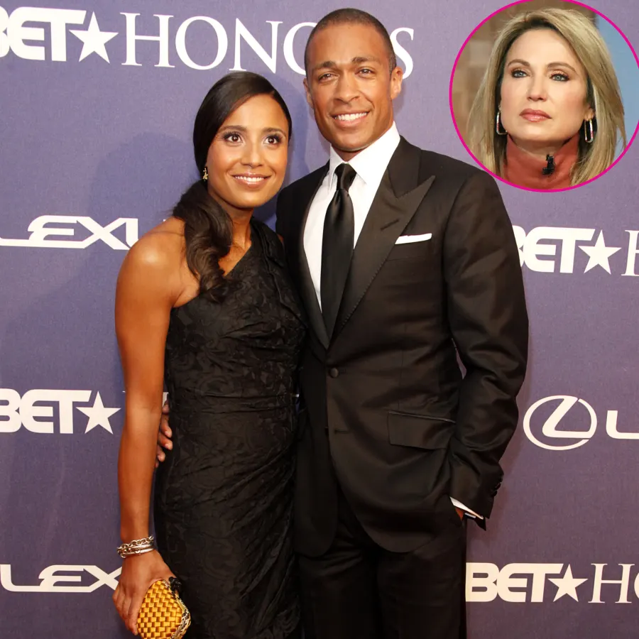 T.J. Holmes' Estranged Wife Marilee Fiebig 'Did Not Know' He Was Having an Affair With Amy Robach: 'She's Hurt Because She Sees It's the Real Deal'