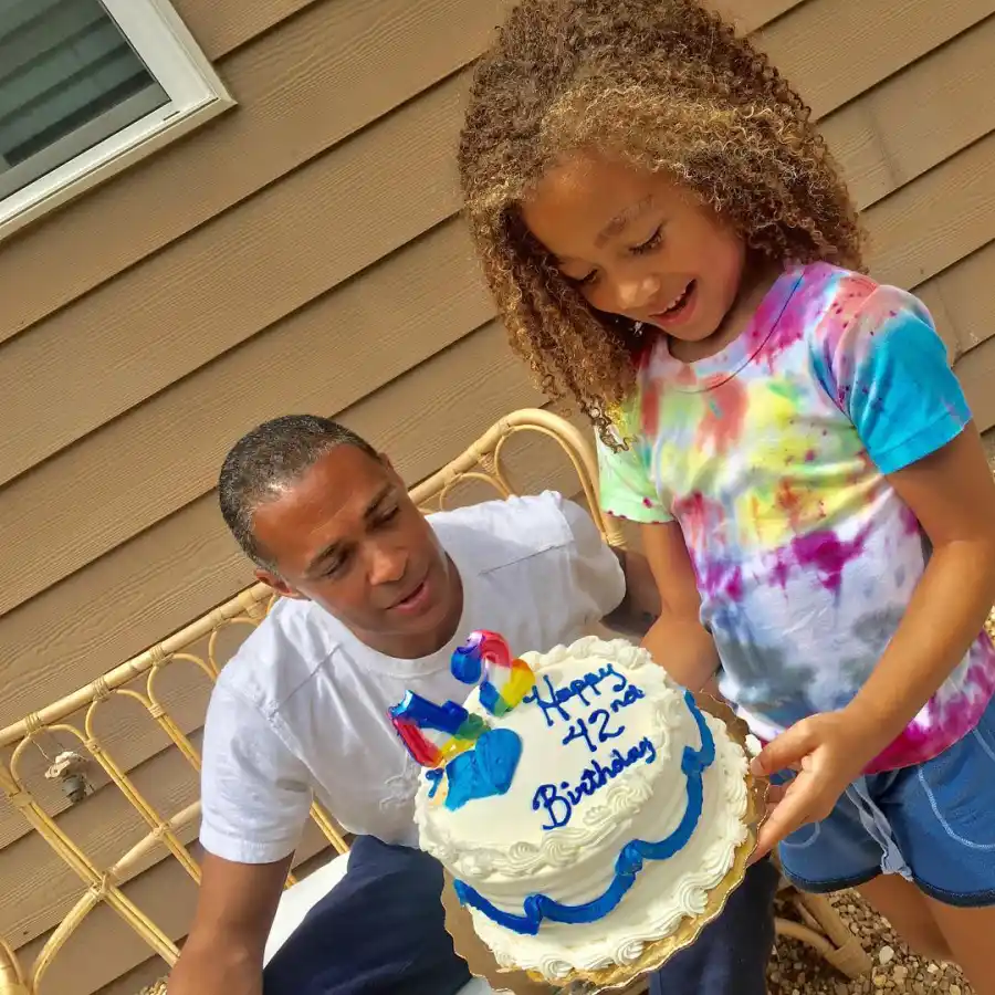 T.J. Holmes' Sweetest Moments With His, Marilee Fiebig's Daughter Sabine: Photos