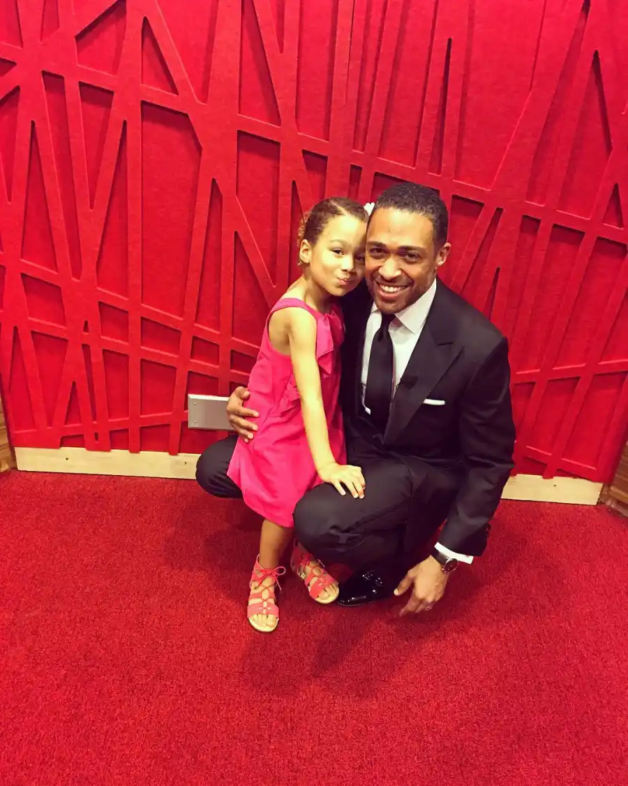 T.J. Holmes' Sweetest Moments With His, Marilee Fiebig's Daughter Sabine: Photos