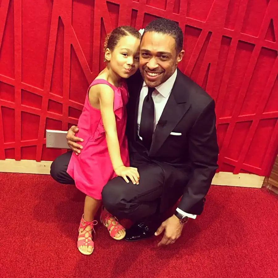 T.J. Holmes' Sweetest Moments With His, Marilee Fiebig's Daughter Sabine: Photos