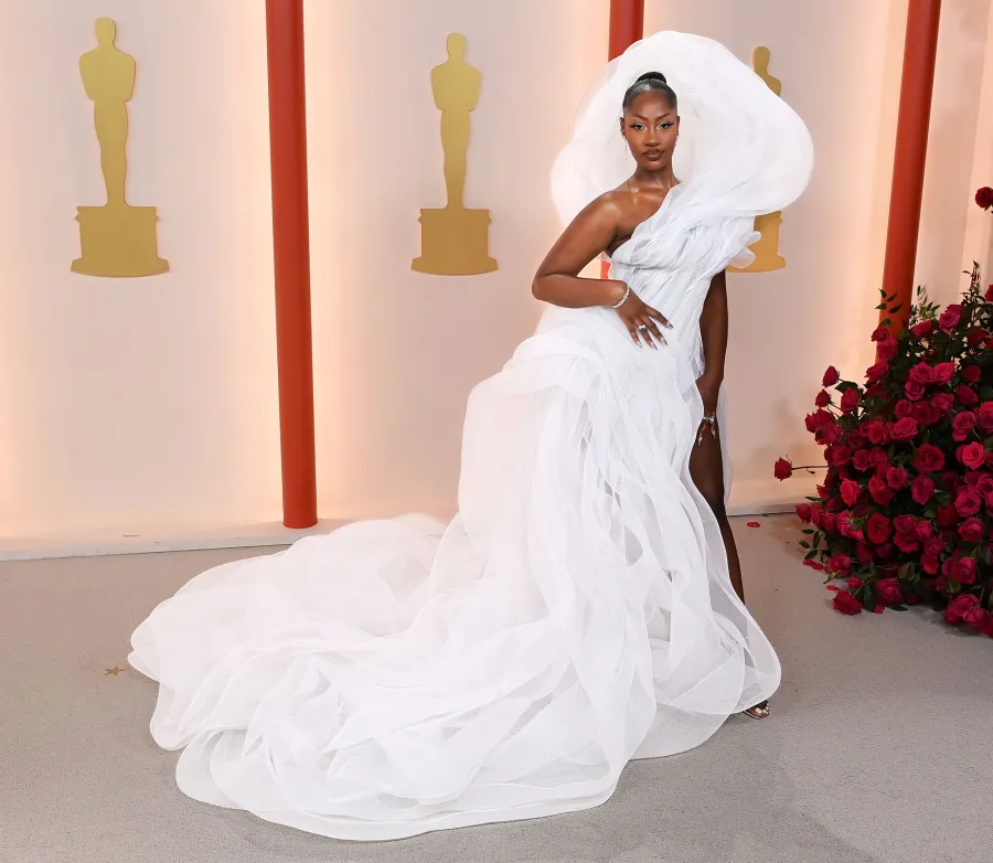 Tems Red Carpet Oscars 2023