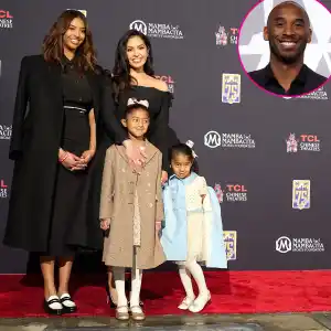 Vanessa Bryant and Daughters Honor Kobe Bryant at Handprint Ceremony