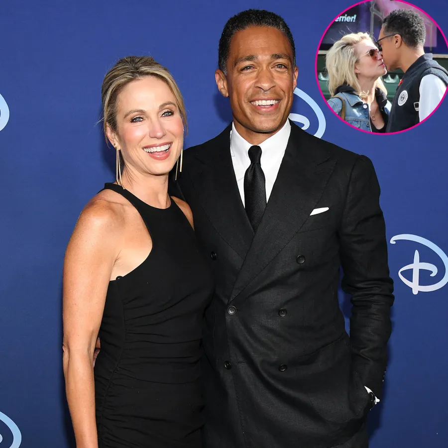 Amy Robach and T.J. Holmes Pack on the PDA in New York City After Running Half Marathon Together: Photos