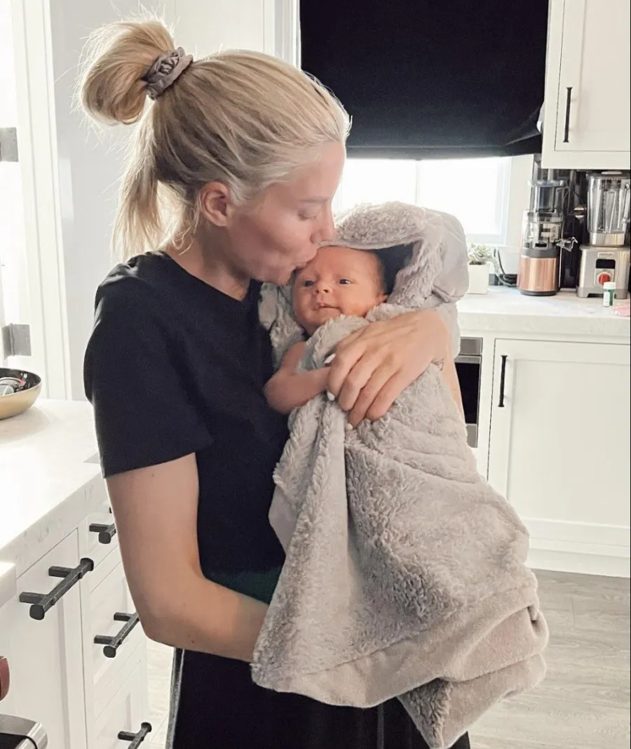 Heather Rae El Moussa and baby Tristan