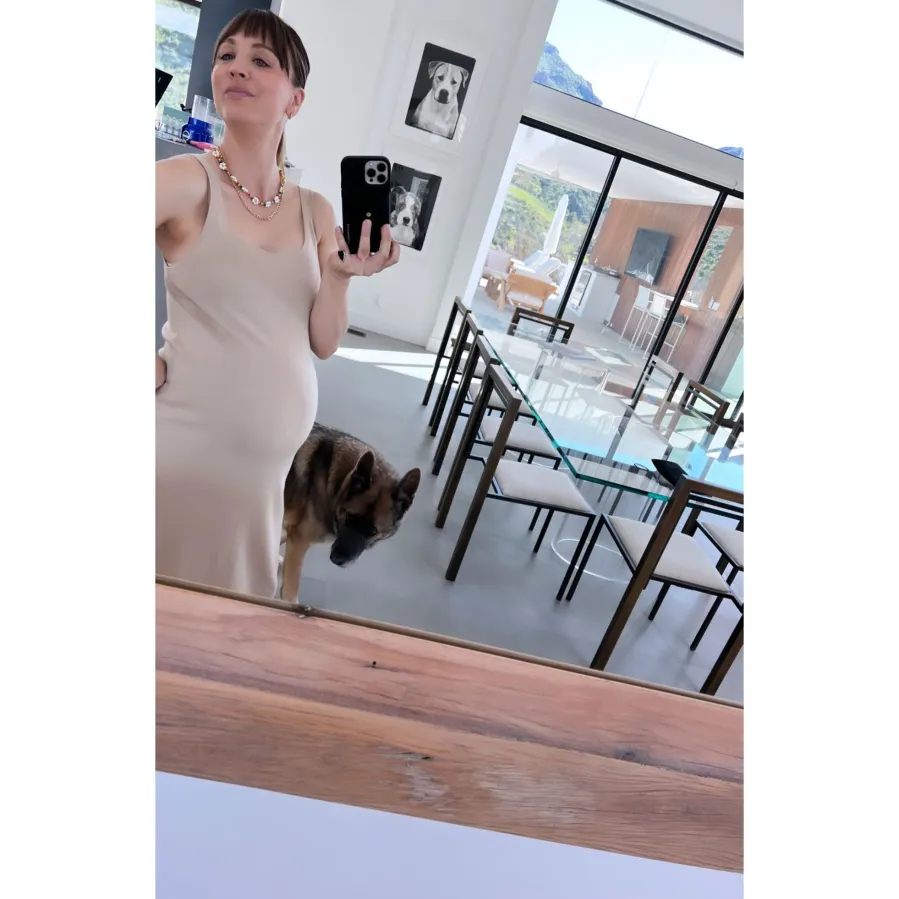 Pregnant Kaley Cuoco’s Baby Bump Album While Expecting 1st Child With Tom Pelphrey: Photos