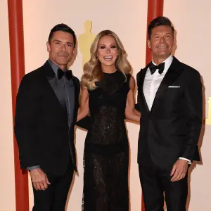 Kelly Ripa and Mark Consuelos Attend Oscars with Ryan Seacrest Oscars 2023