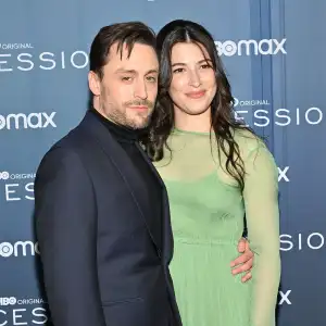 Kieran Culkin Makes Rare Red Carpet Appearance With Wife Jazz Charlton at the Succession Season 4 Premiere