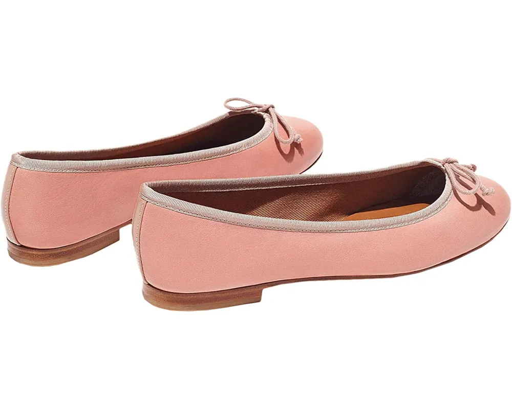 pink ballet flats
