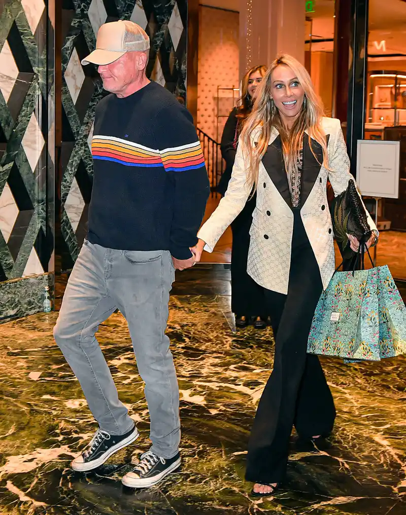 ‘Out With the Missus’! Tish Cyrus, Dominic Purcell Celebrate Miley’s Album