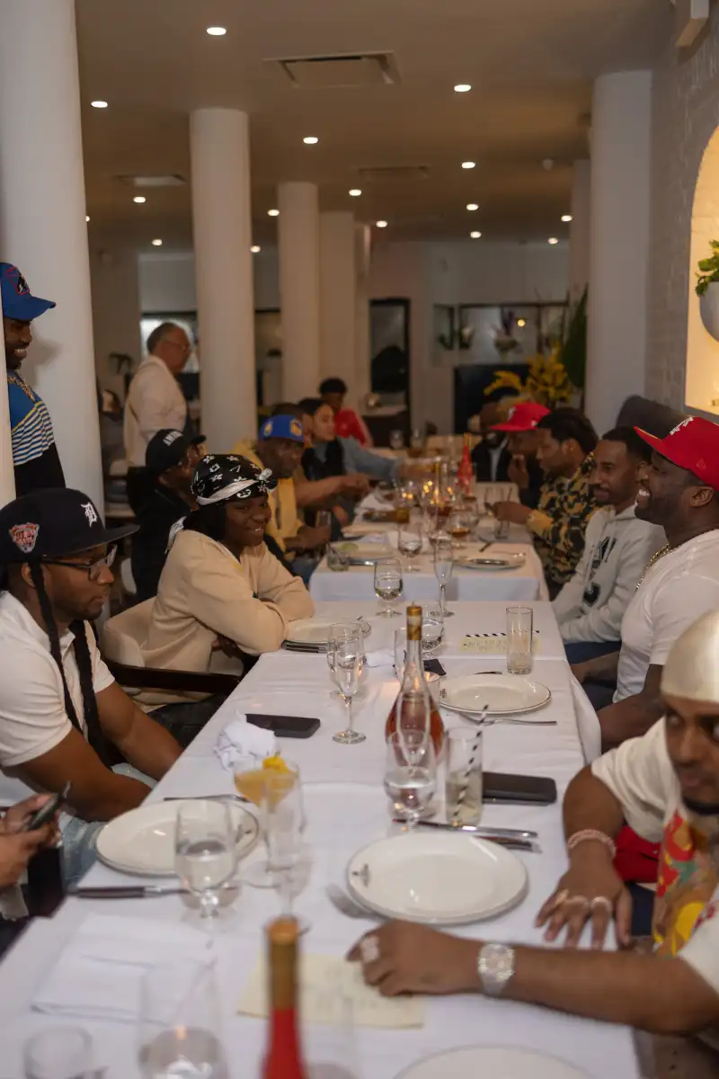 50 Cent hosts dinner at Dream hospitality Pappas NYC