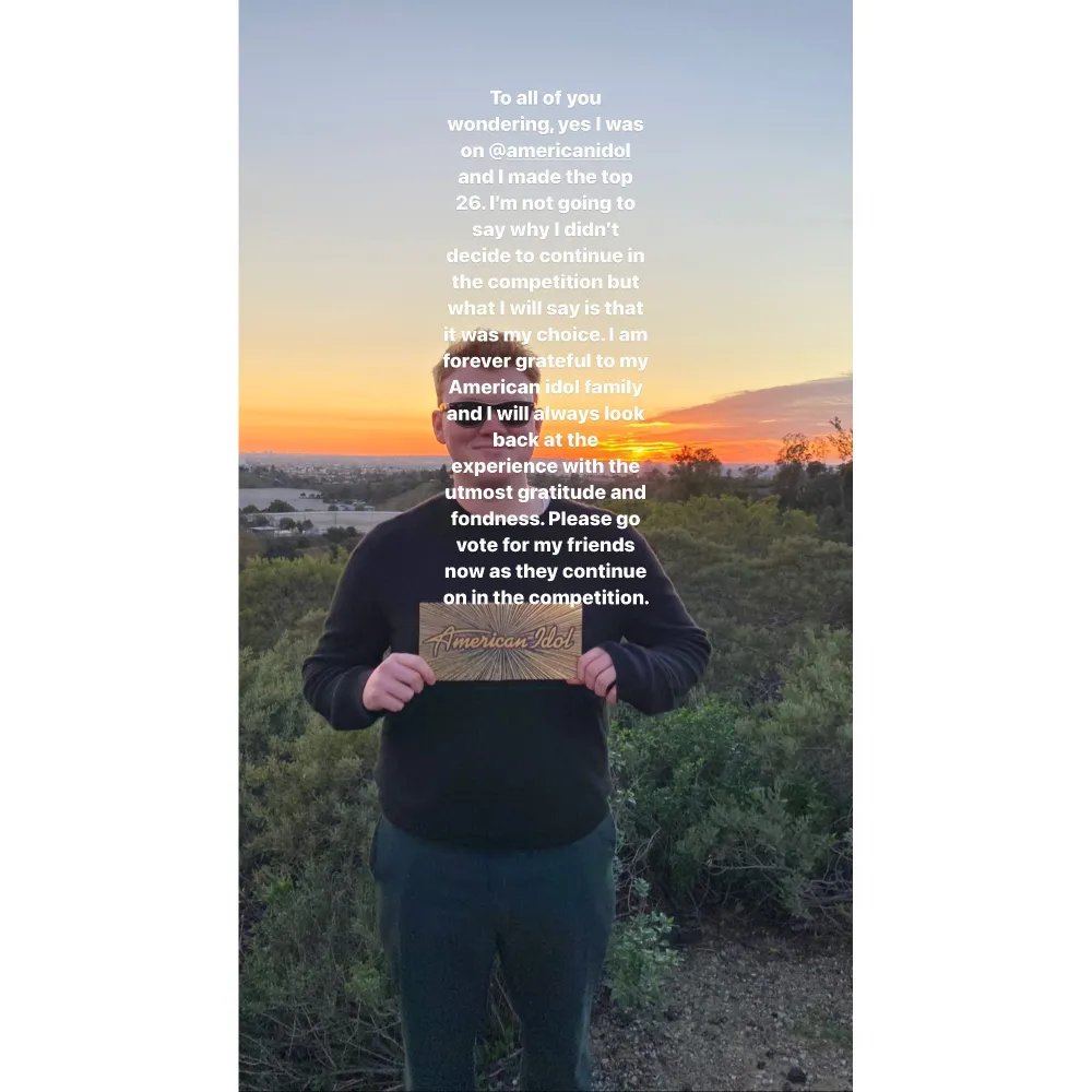 'American Idol' Contestant Becket McDowell Quits