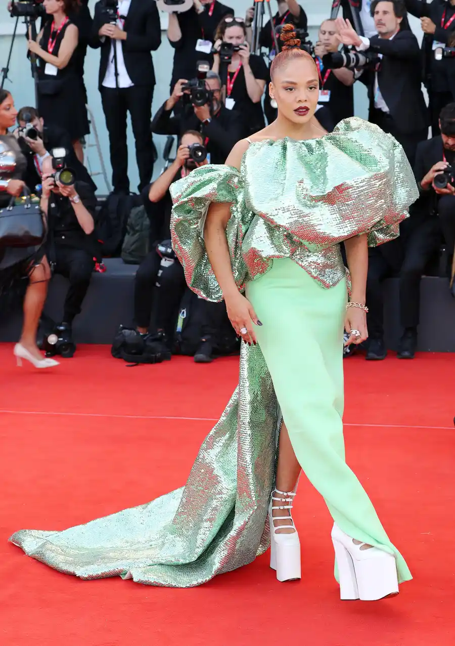 Celebs in Platform Boots - 882 Tessa Thompson