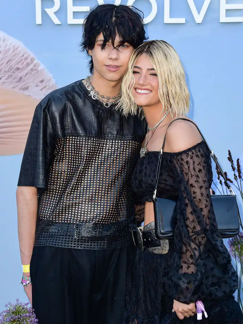 Charli D'Amelio and Landon Barker Inside Coachella 2023