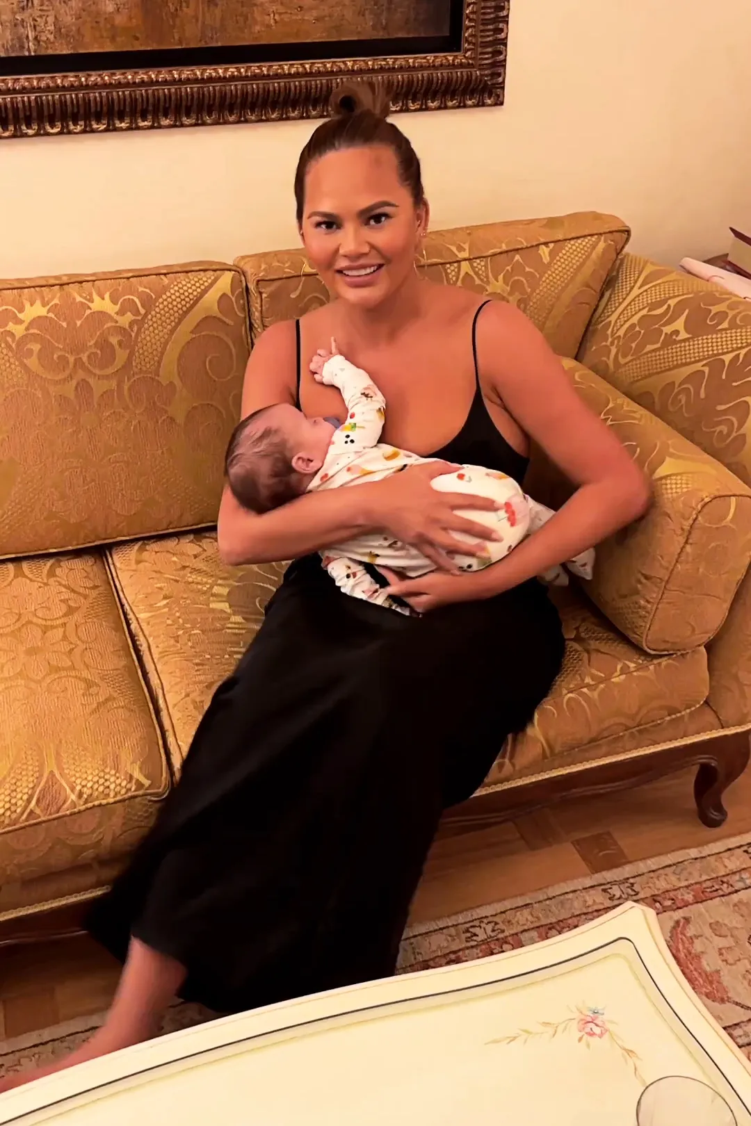 Chrissy Teigen Reveals How Newborn Esti's 'Recipe for Sleep' Differs From Luna and Miles
