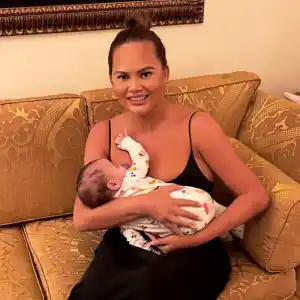 Chrissy Teigen Reveals How Newborn Esti's 'Recipe for Sleep' Differs From Luna and Miles