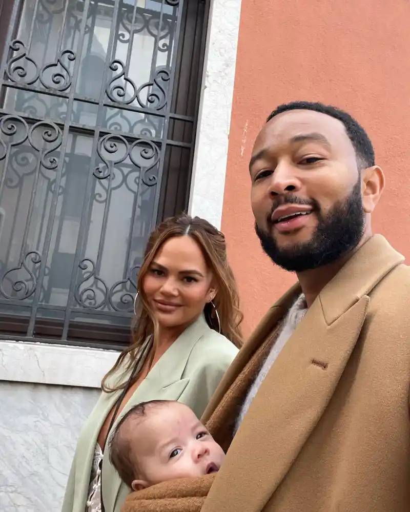 Chrissy Teigen and John Legend Easter Esti