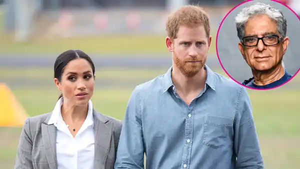 Deepak Chopra Says Prince Harry and Meghan Markle Are ‘Struggling' Amid Royal Drama