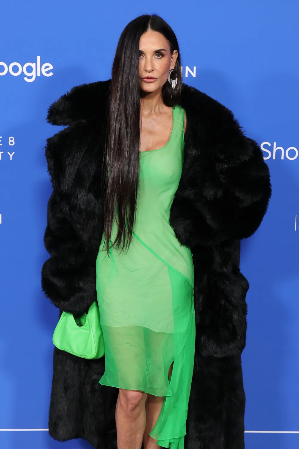 Demi Moore 60 Stuns While Lounging in Bikini In Sweet Photos With Dog Pilaf at the Beach 026