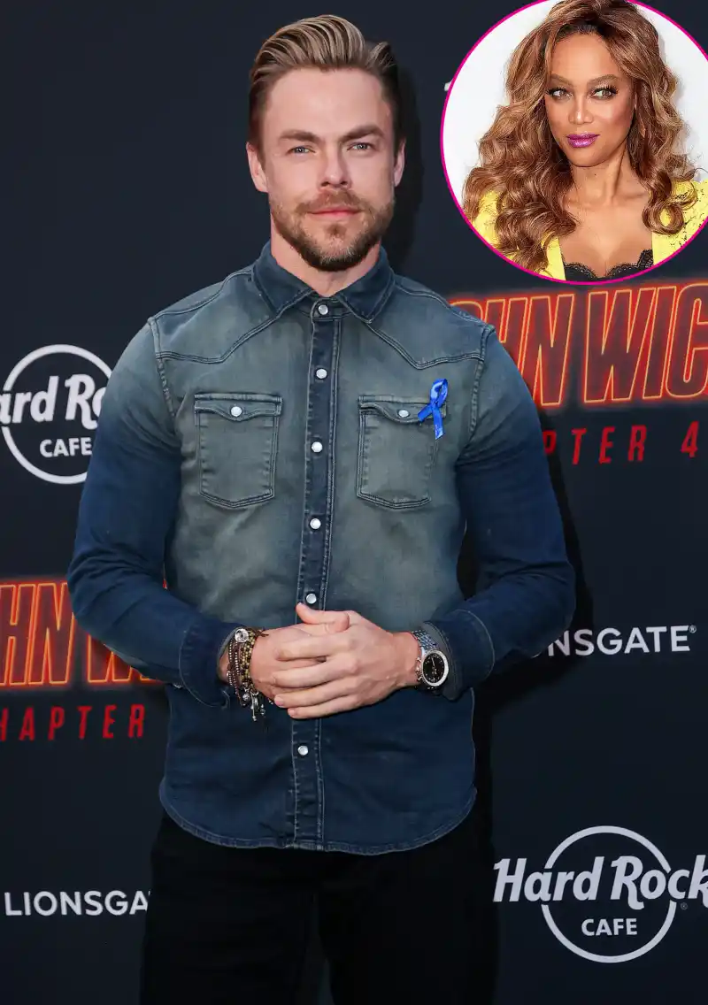 Derek Hough Reveals Why It Wasn t Surprising That Tyra Banks Left DWTS Says She Sent The Most Beautiful Message to New Cohost Julianne Hough 018