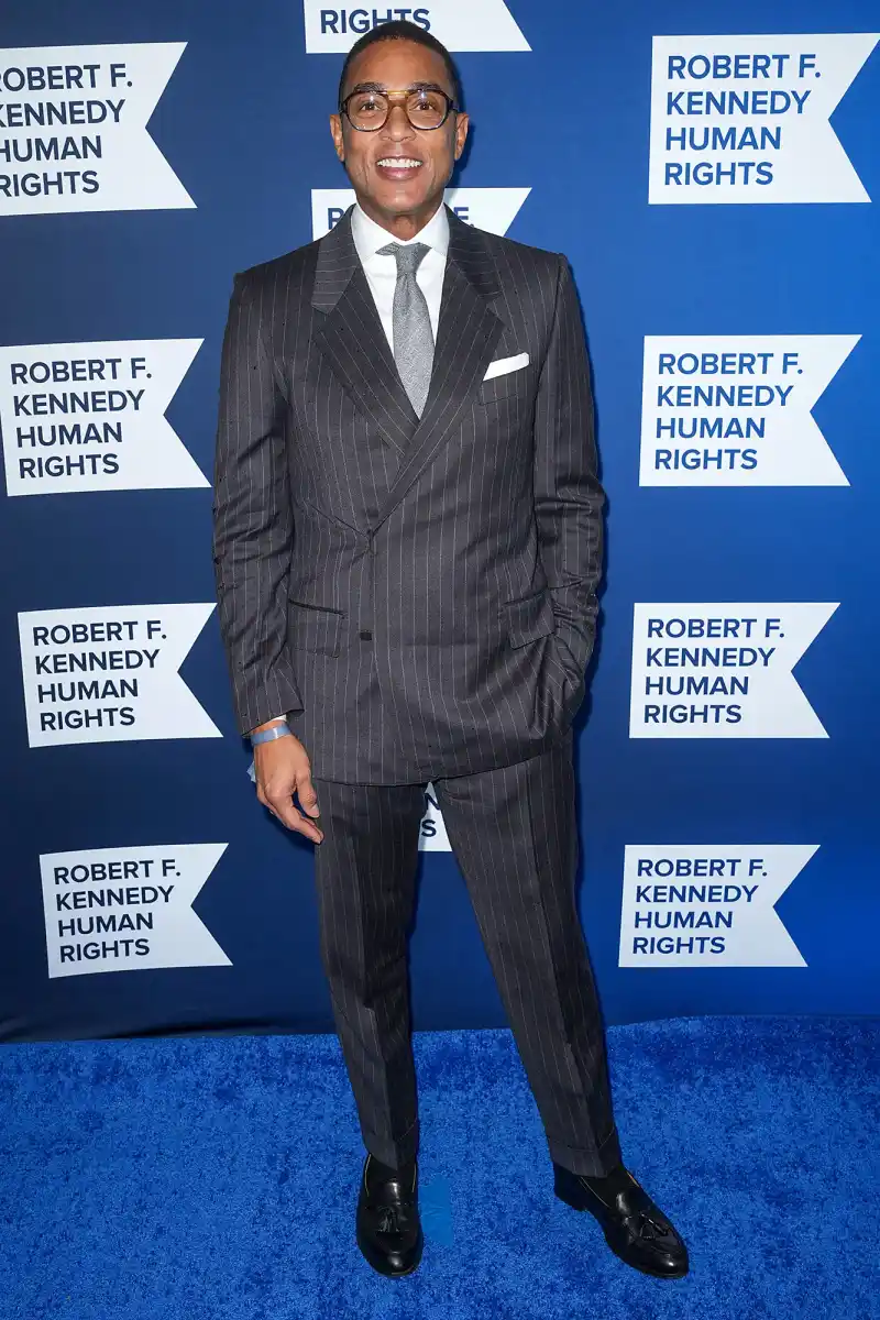 Don Lemon Keeps Low Profile in NYC After Dramatic CNN Exit Grey Tie Smile Glasses