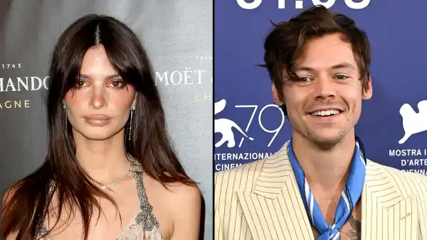 Emily Ratajkowski Plays Coy About Harry Styles Kiss