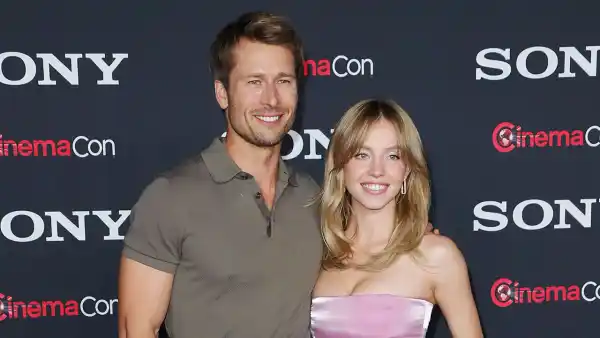 Feature Glen Powell and Sydney Sweeney Beam at CinemaCon Photo Call for Anyone But You