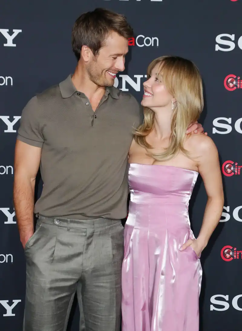Glen Powell and Sydney Sweeney Beam at CinemaCon Photo Call for Anyone But You 2
