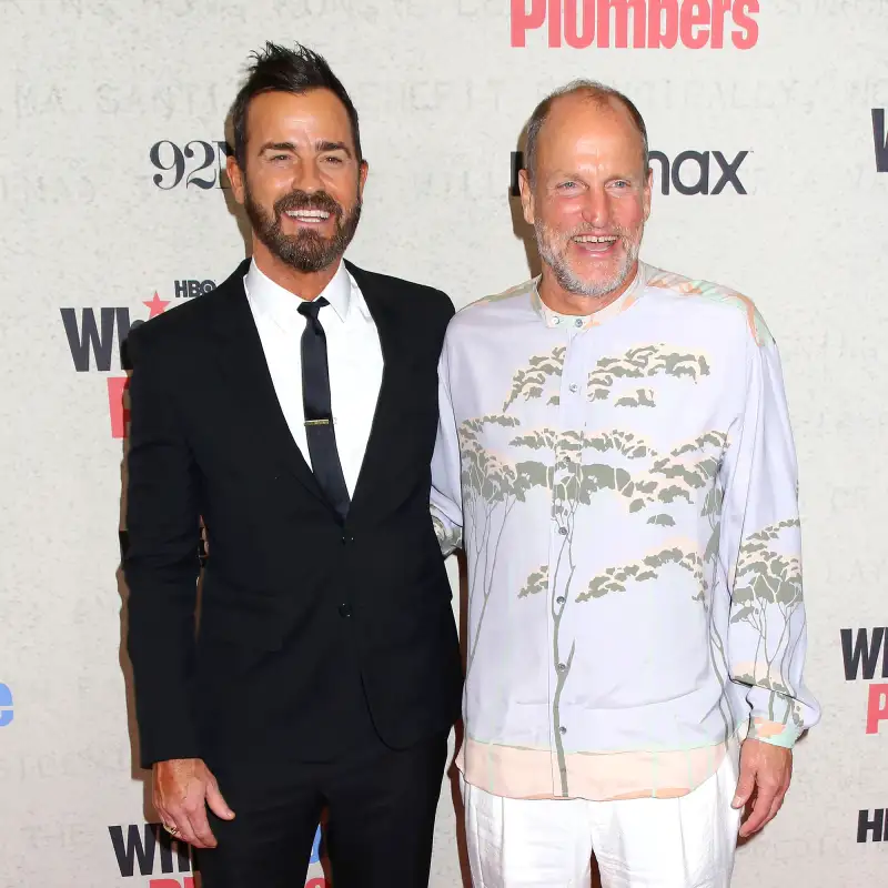 Justin Theroux and Woody Harrelson Hot Pics