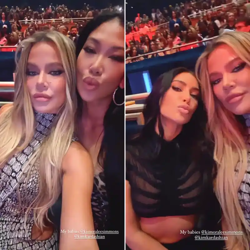 Khloe Kardashian Touches Usher’s Bare Abs During His Las Vegas Residency: See Photos