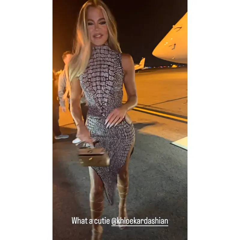 Khloe Kardashian Touches Usher’s Bare Abs During His Las Vegas Residency: See Photos