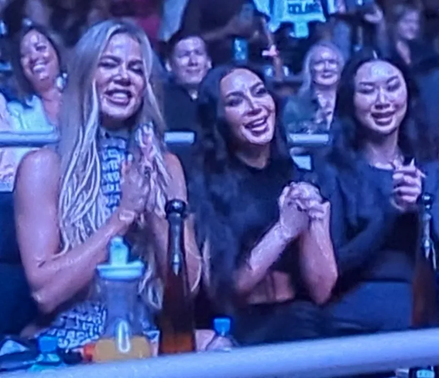 Khloe Kardashian Touches Usher’s Bare Abs During His Las Vegas Residency: See Photos