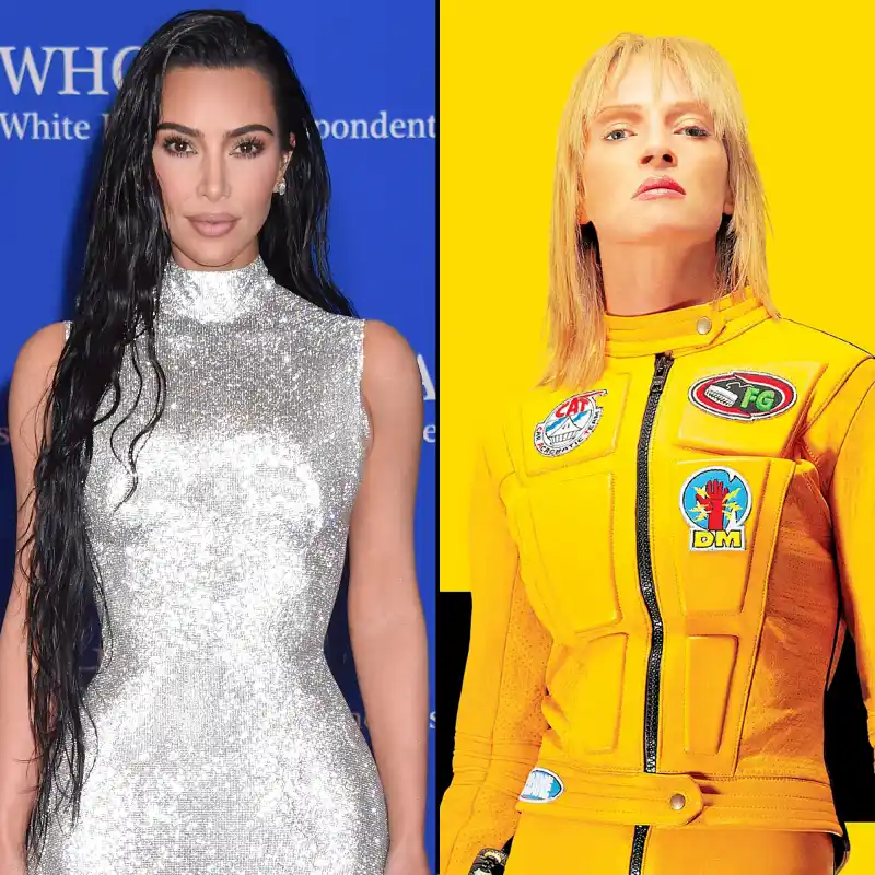 Kim Kardashian and Uma Thurman Kill Bill