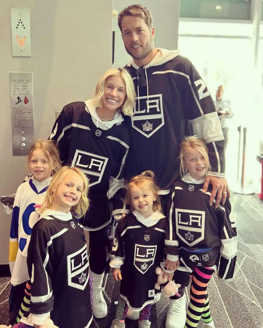 Kings Cuties Matthew Stafford and Wife Kelly Hall Family Album