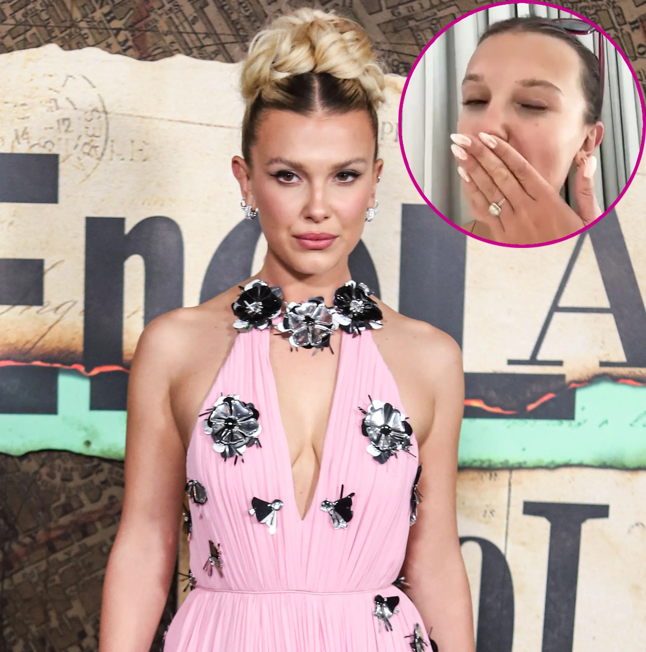 Millie Bobby Brown Flashes Ring