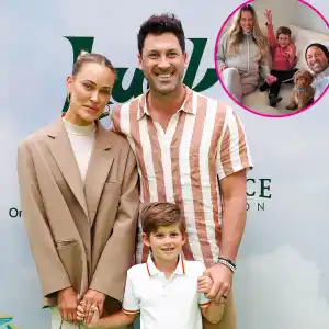 Peta Murgatroyd and Maksim Chmerkovskiy Surprise Son Shai, 6, With New Puppy Before Baby No. 2’s Arrival - 086