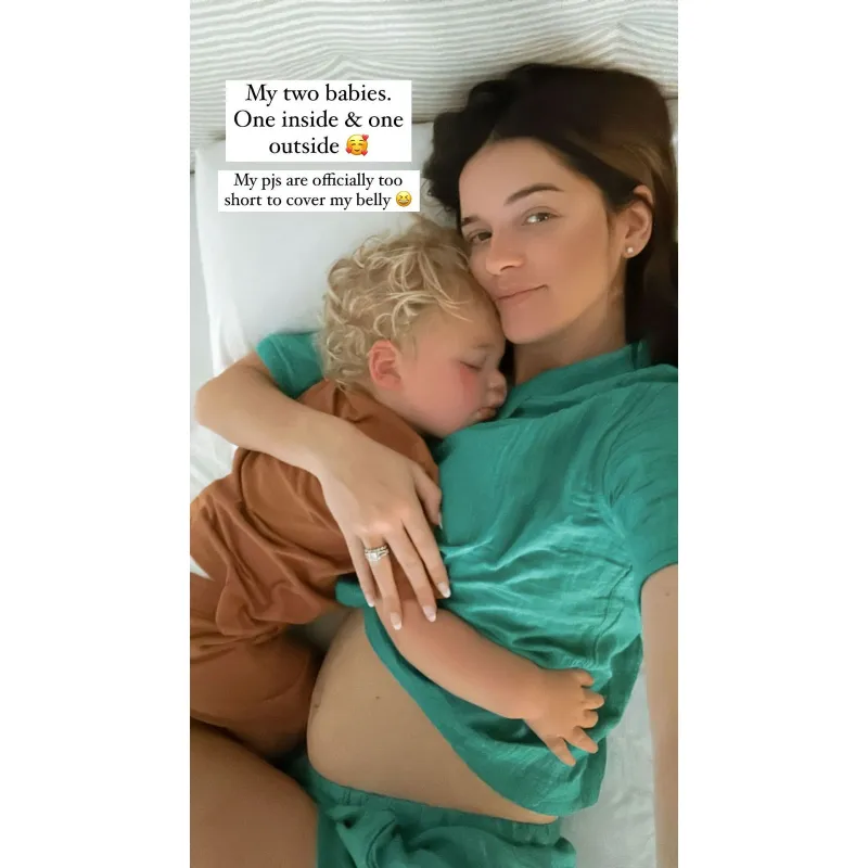 Pregnant Raven Gates Cuddles Her 2 Babies in Sweet Pic