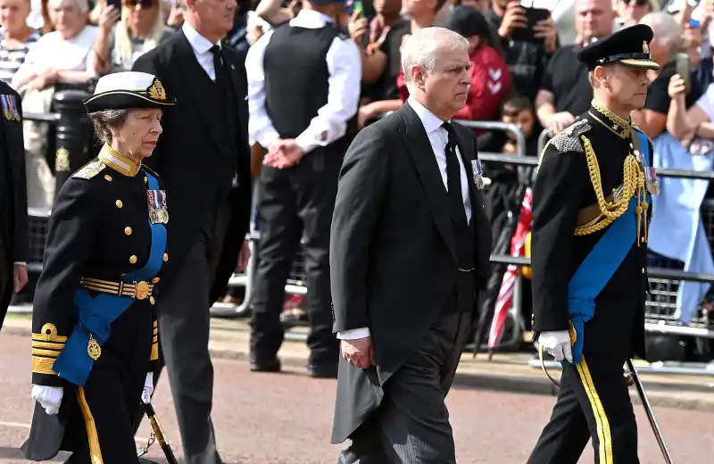 Princess Anne, Prince Andrew and Prince Edward King Charles III Coronation Guest List