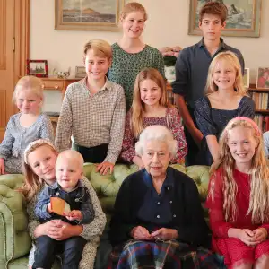 Queen Elizabeth II 1st Birthday Since Death New Pic With Great-Grandkids