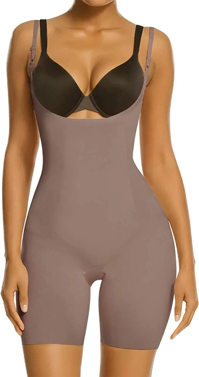 SHAPERX Tummy Control Shapewear Bodysuit