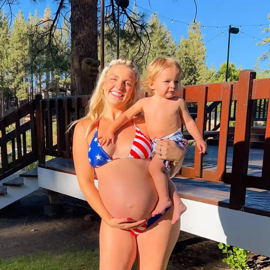 Stars in Patriotic Bikinis