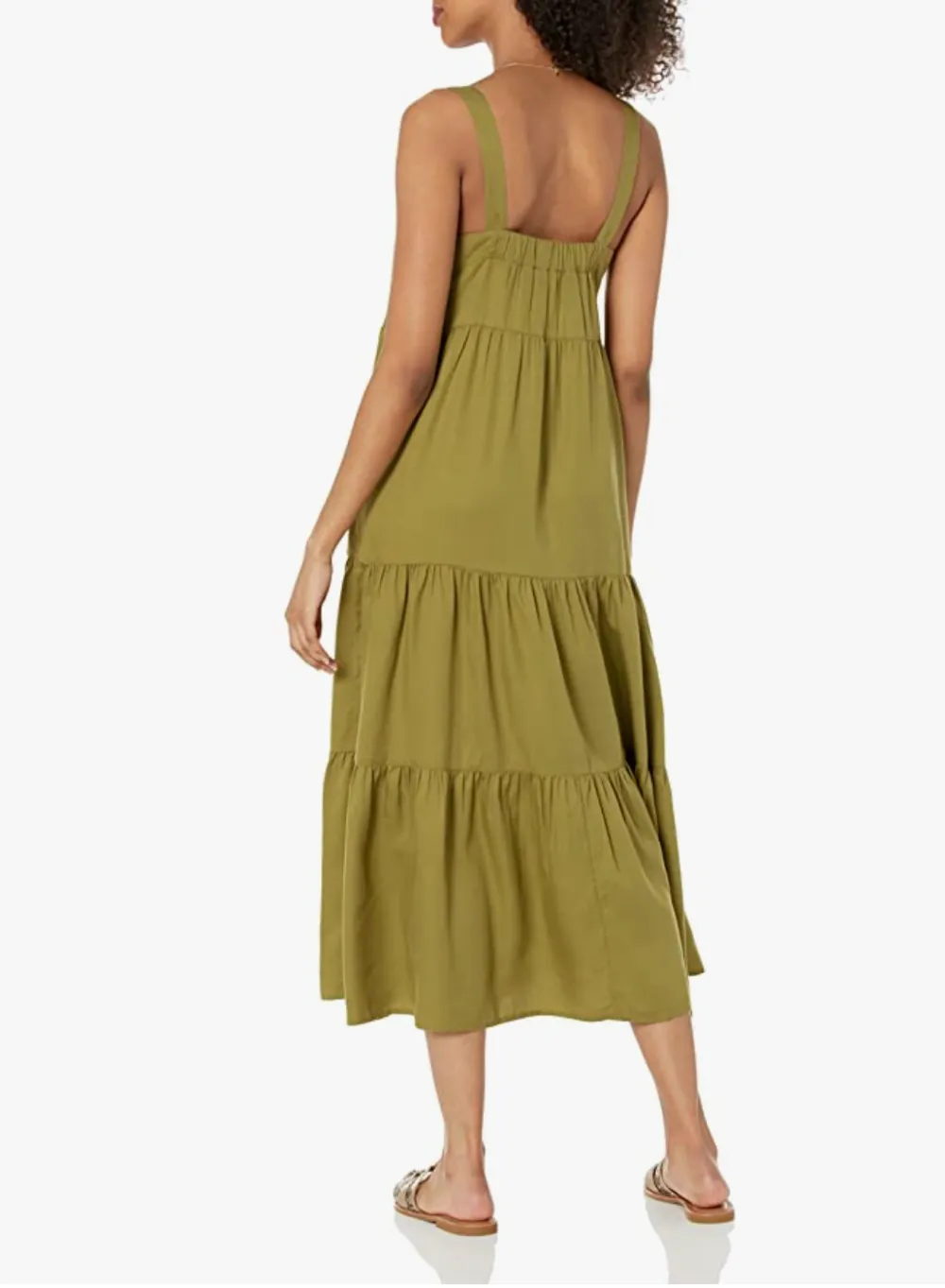 The Drop Women's Britt Tiered Maxi Tent Dress