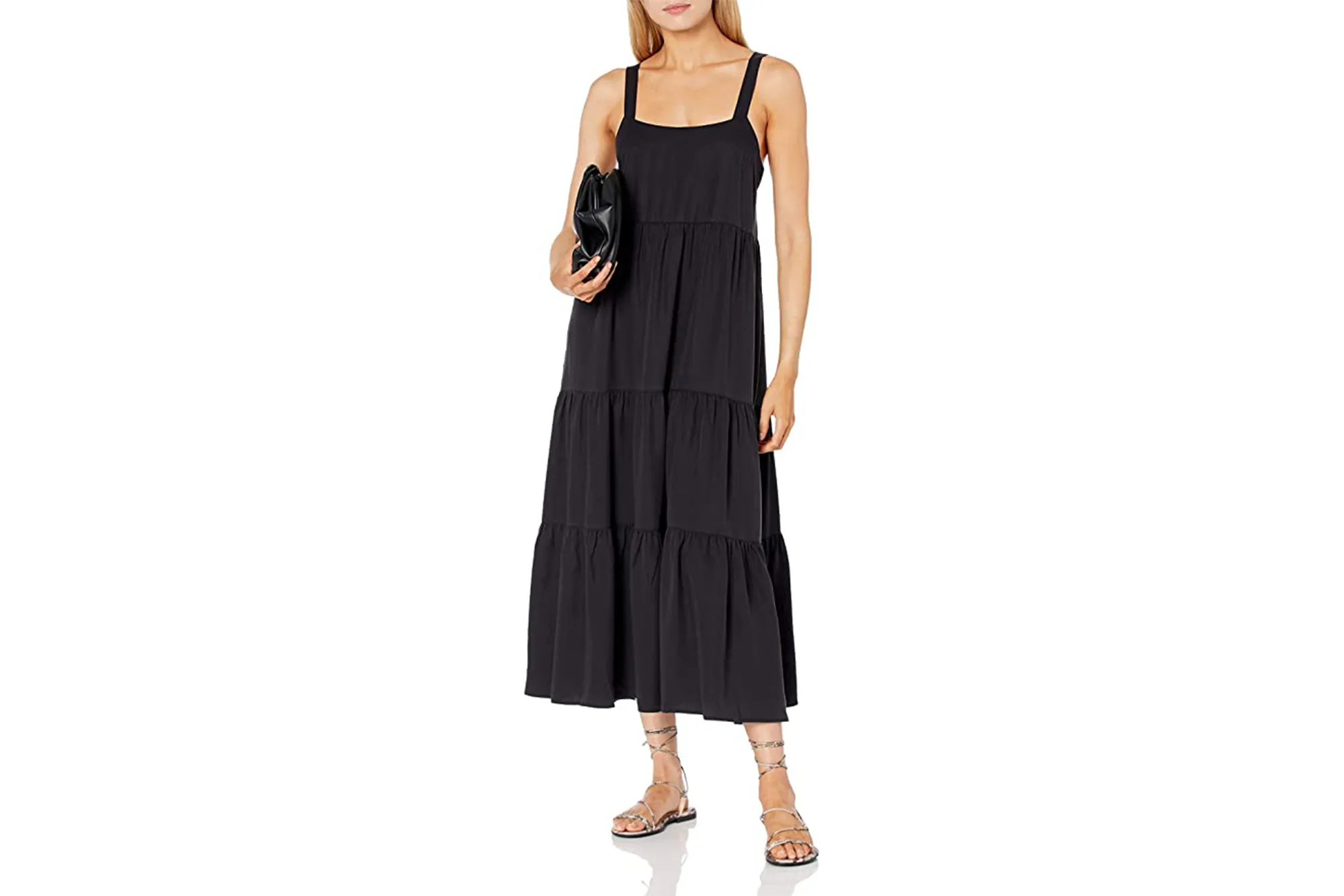 The Drop Women's Britt Tiered Maxi Tent Dress