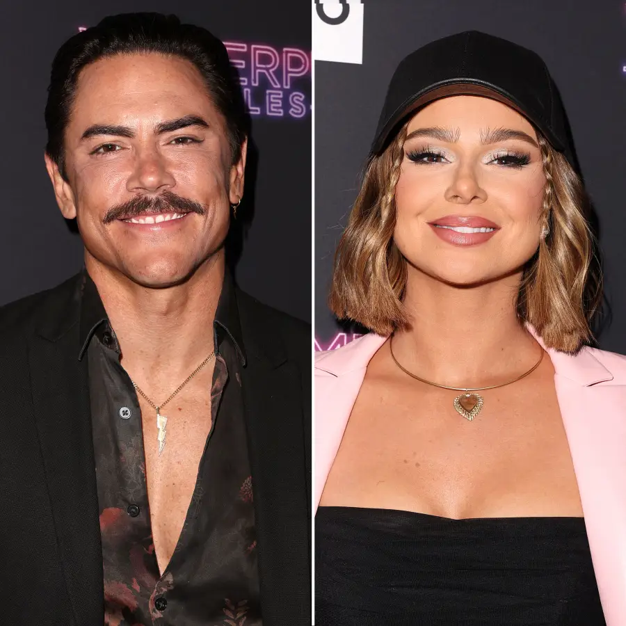 Tom Sandoval and Raquel Leviss Smile