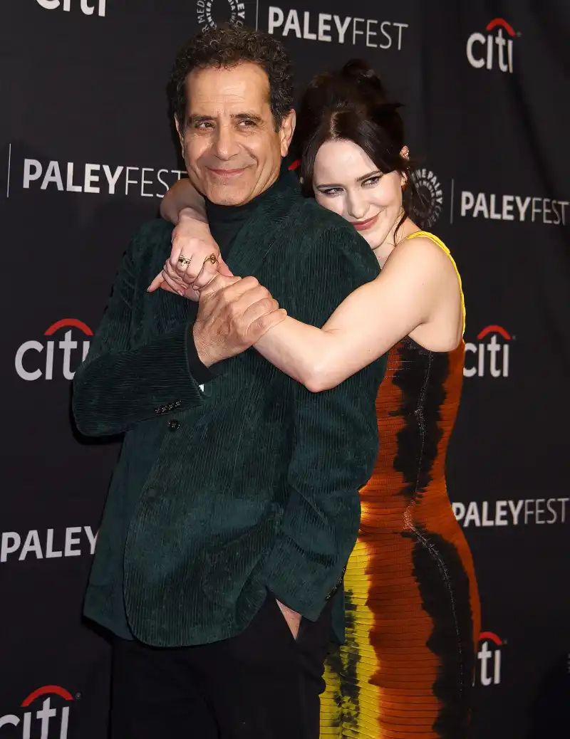 Tony Shalhoub and Rachel Brosnahan Hot Pics
