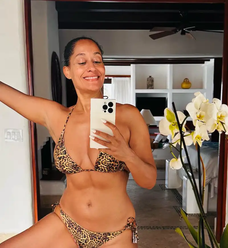 Tracee Ellis Ross in Animal Bikini - 014