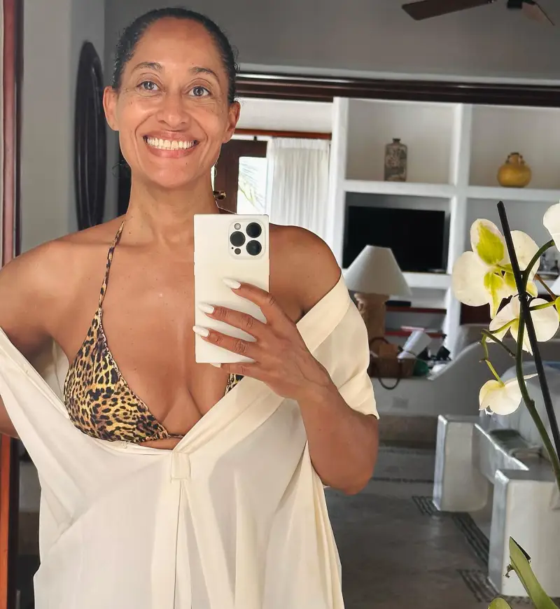 Tracee Ellis Ross in Animal Bikini - 016