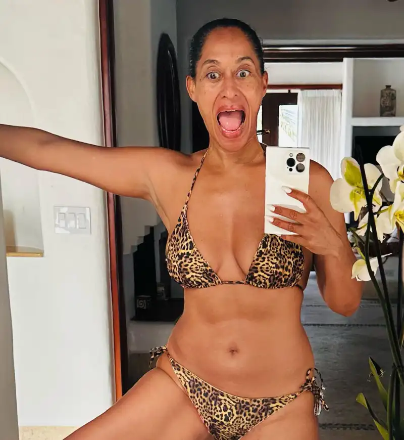 Tracee Ellis Ross in Animal Bikini - 017