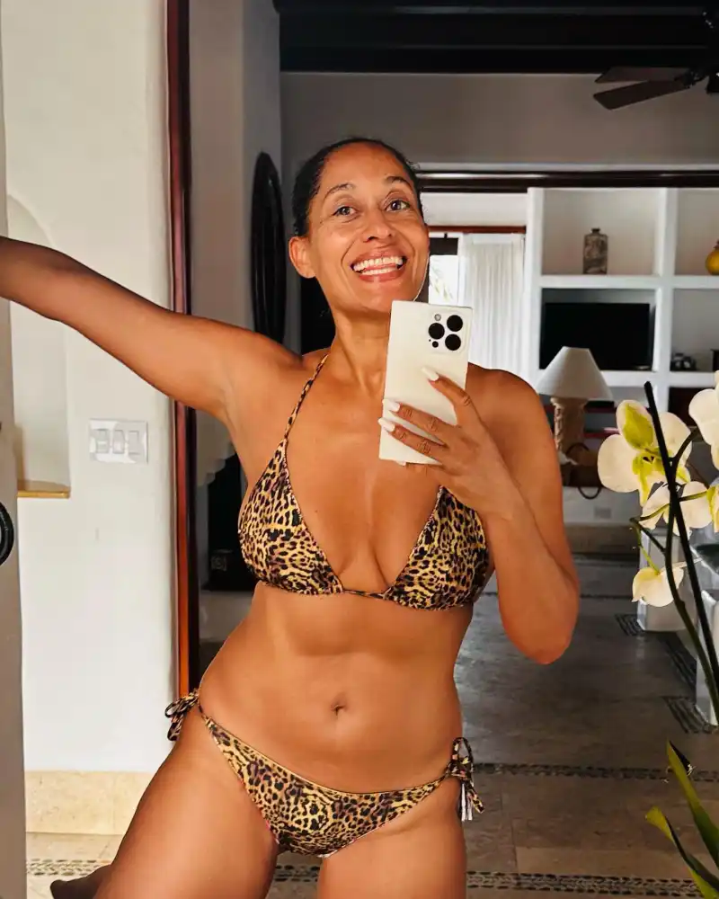 Tracee Ellis Ross in Animal Bikini - 018