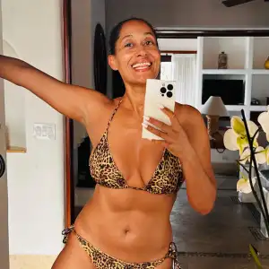 Tracee Ellis Ross in Animal Bikini - 018