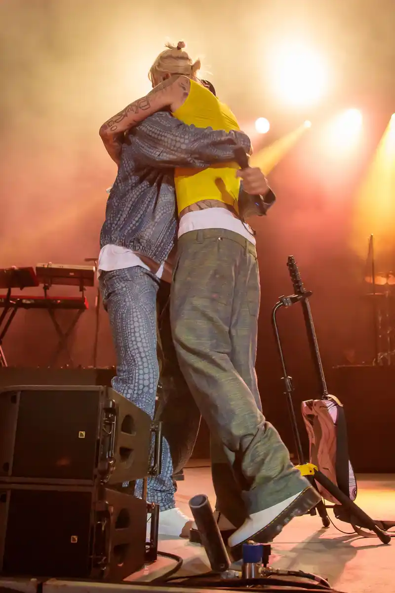 Travis Kelce Joins Machine Gun Kelly on Stage During 'Kelce Jam': See Photos From Their Duet